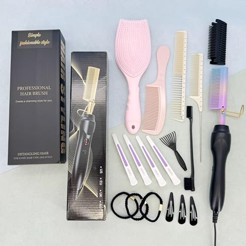 Plancha de Pelo Hot Comb con Kit Profesional miniatura 5