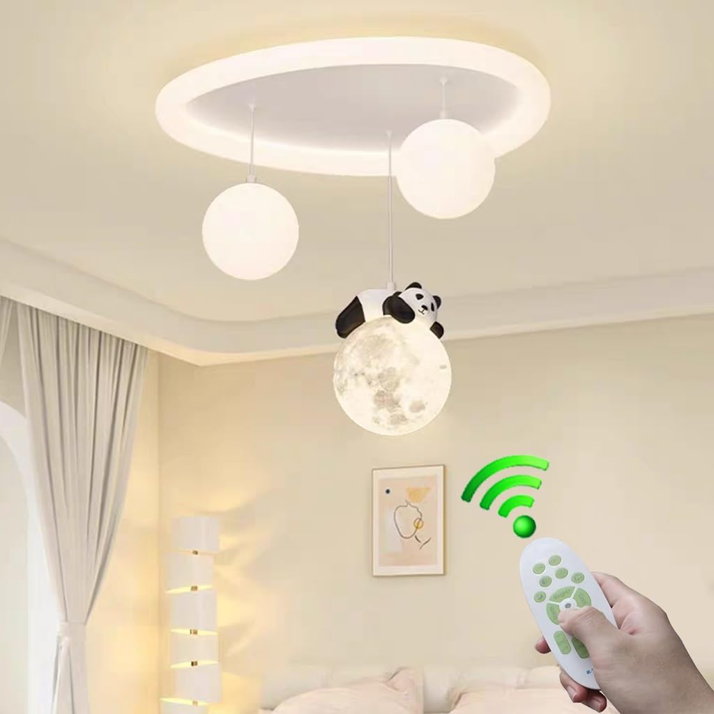 Stesulfr Ceiling lamp LED parent-child room warm acrylic ceiling Light dimmable cloud decorative chandelier with remote control indoor dining room kitchen living room creative lighting fixture(3 Style