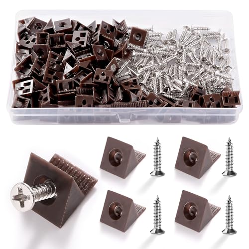 VooGenzek 100 PCS Drawer Bottom Sagging Repair Mending Wedges, Drawer Base Support Reinforcement
