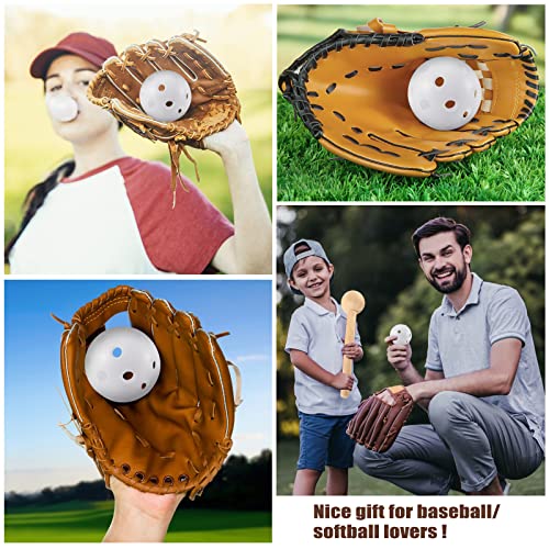 Ultrafun Baseball Glove Mallet, Baseball Glove Break In Kit One-Piece Baseball Golve Hammer Glove Wrap Plastic Ball Glove Lace Needle Repair Kit，7Pcs Glove Mallet Kit Set (Red Set) #TOP6