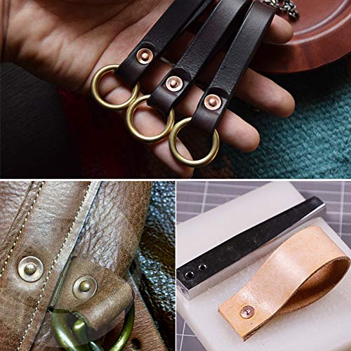 Rivet Burrs Setter,Rivets Setting Tool Fastener For Leather,#9 And #12 #TOP6