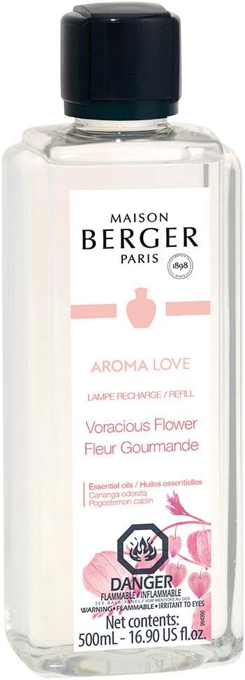 MAISON BERGER Aroma Love Lampe Berger Fragrance Refill for Home Fragrance Oil Diffuser - 16.9 Fluid Ounces - 500 milliliters