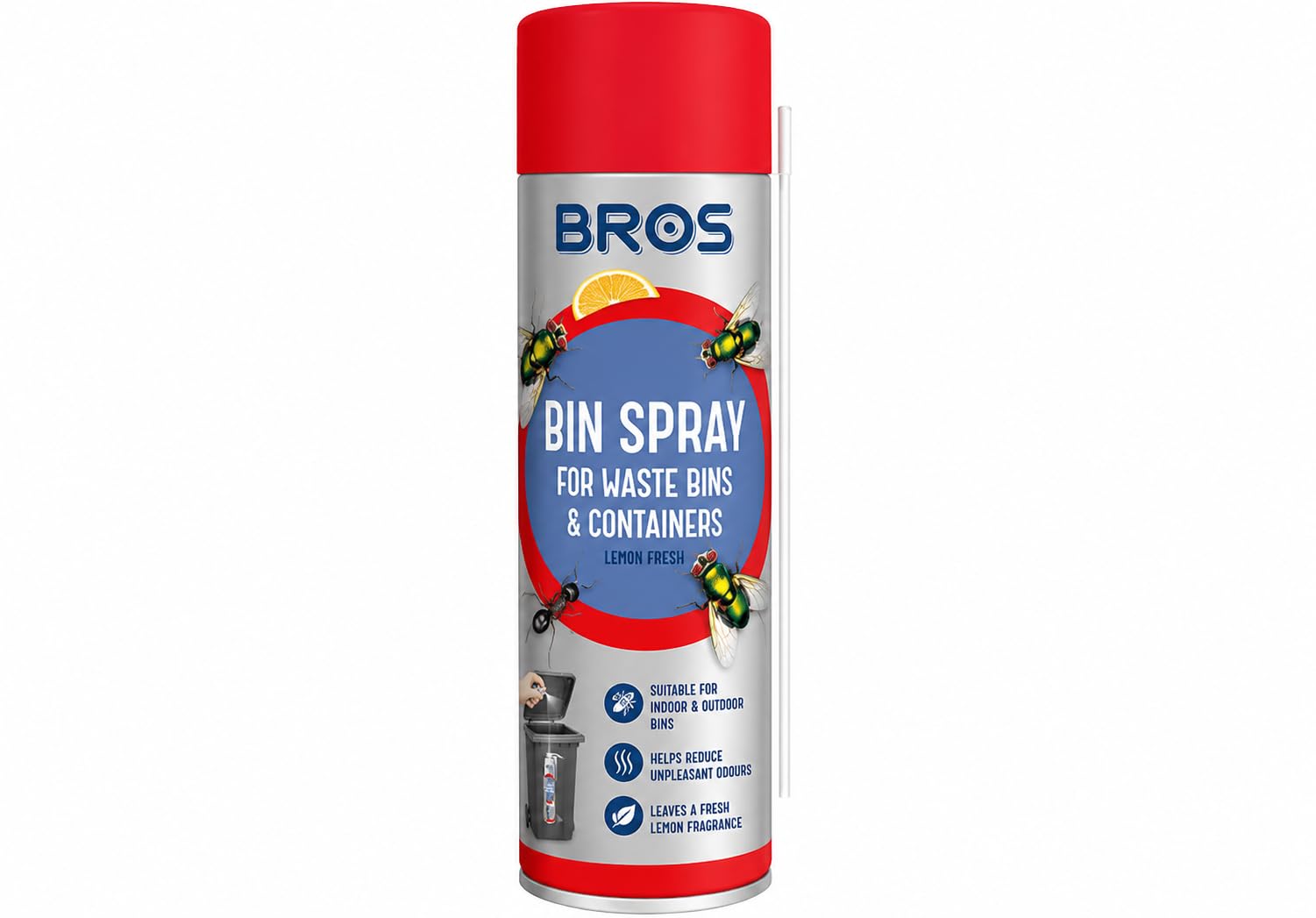 TRANS - PAL Bin Spray with Fresh Lemon Fragrance 400ml