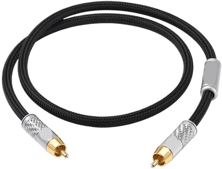 HiFi Coaxial Digital Audio Cable R/CA Male to Male Hi-end Dolby Atmos Sound 5.1/7.1 SPDIF Coaxial Cord(3.5 m)