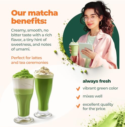 Té matcha japonés ceremonial y culinario 100g+100g miniatura 7