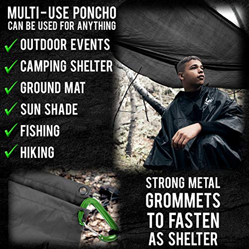 Revival Gear Reusable Rain Poncho