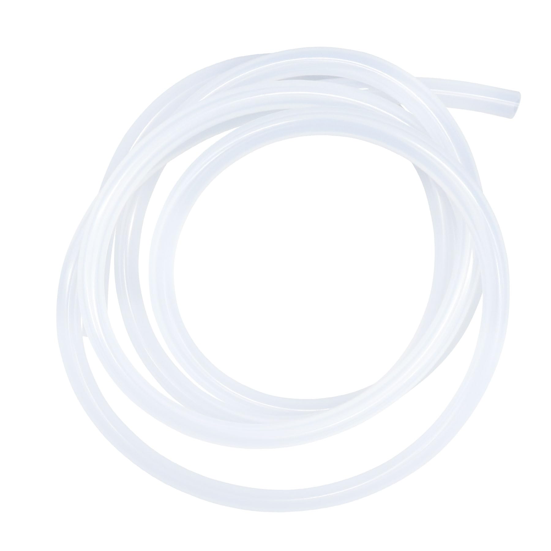 iMeistek Silicone Tubes 6.4mm ID x 9.5mm OD (3.5 Metres),Flexible Clear Food Grade Silicone Tube Hose for Air/Water Pump Transfer,Homebrew,Aquarium