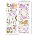 Pegatinas de pared de unicornio para niñas niños dormitorio, Qkurt Etiqueta casera...