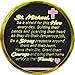GL7-003 Thin Pink Line Breast Cancer Awareness Survivor Prayer Saint Michael Protect Us Matthew 14:30 Challenge Coin