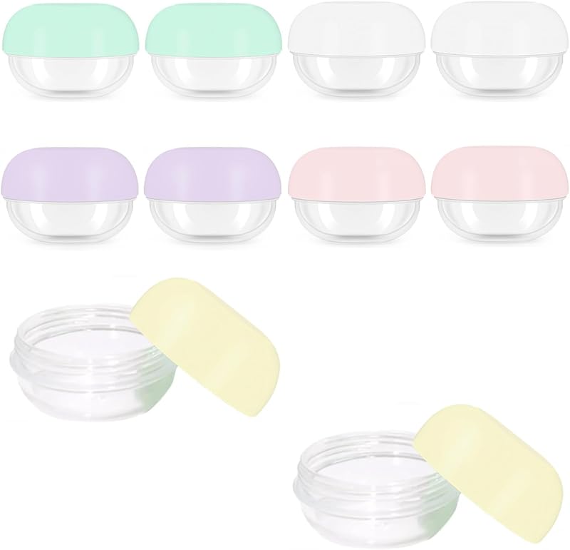 Potes Recarregáveis para Viagem GERILKAI 10 mL, Pacote com 10