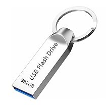 Poxfun Chiavetta USB 982GB, USB 3.0 Grande Capacità Pen Drive Mini Pendrive Portable Flash Drive per Computer, Smart TV e Stampanti, con Keychain