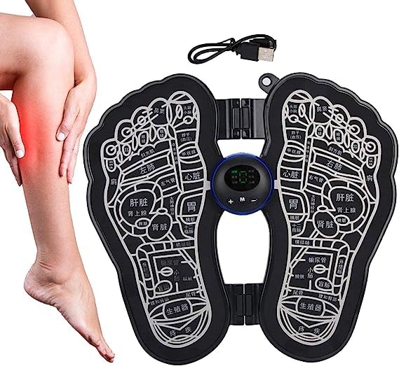 Whixant Electric Foot Massage Mat, Acupressure EMS Massage, 8 Modes & 9