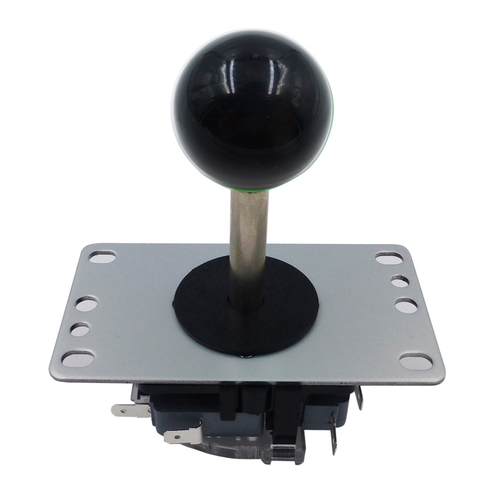 SJJX 2 Players DIY Arcade Game Button and Joysticks Controller Kits for Raspberry Pi Windows, 5-pinowe joysticks, czarny i biały każdy z 10 przyciskami