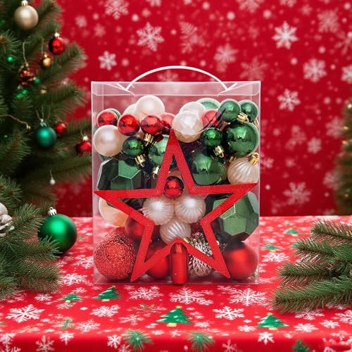 Boules de Noël pour sapin : kit complet pour décoration homogène - 4