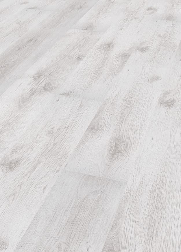 PAVIMENTO LAMINATO 7 MM ROVERE GHIACCIO WHITE 2,390 MQ