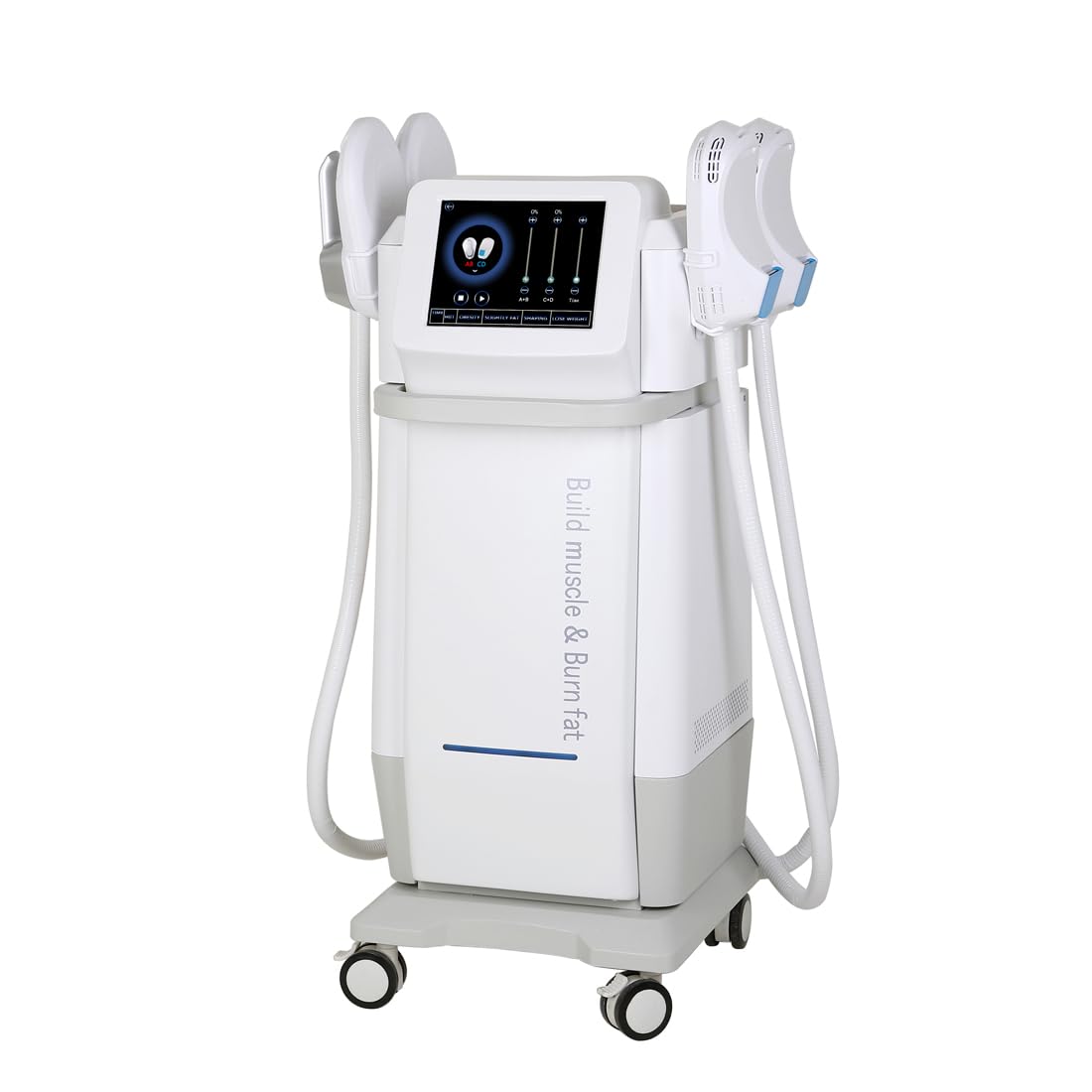 4 Handles Body Shaping Machine for Abdomen Buttock Upper Arm Thigh Muscle Strengthen