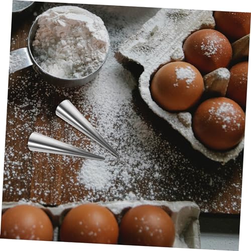 Set de 10 moldes de acero inoxidable para croissant miniatura 3