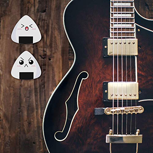 Lot de 12 plectres de guitare en forme de boules de riz pour basse, acoustiques et électriques Blanc 0,96 mm - Les Beatles, Paul McCartney, John Lennon, RIngo Starr, George Harrison Lot de 12 plectres de guitare en forme de boules de riz pour basse, acoustiques et électriques Blanc 0,96 mm – Image 5