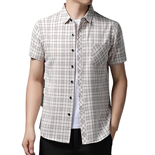 Chemise Aloha abricot en coton lin pour vos soirées plage et fêtes d'été
