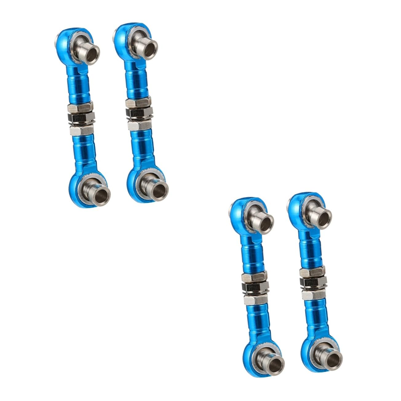 Barra de dirección ajustable SOLUSTRE de 4 piezas para servo de coches y camiones RC 1
