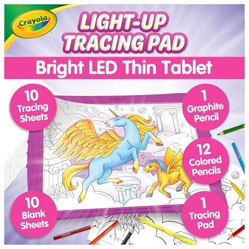 Product Image of the Crayola Light Up Tracing Pad Pink, Best Birthday, Holiday & Christmas Gifts for...