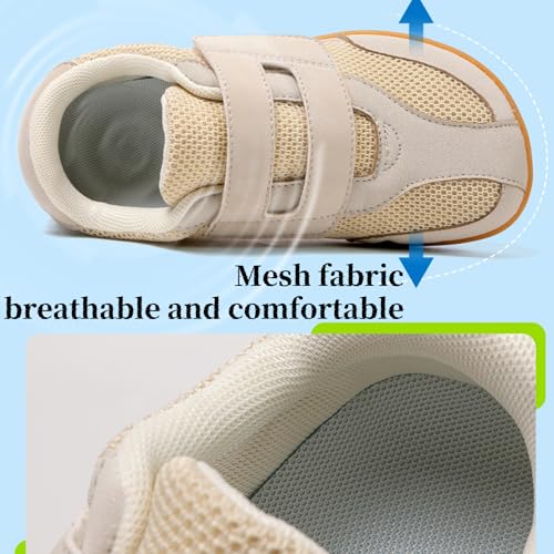 Toddler/Little/Big/Kid Trail Running Shoes,Kids Wide Barefoot Shoes,Boys/Girls Minimalist Zero Drop Sneakers with Wide Toe Box,Size 25-374