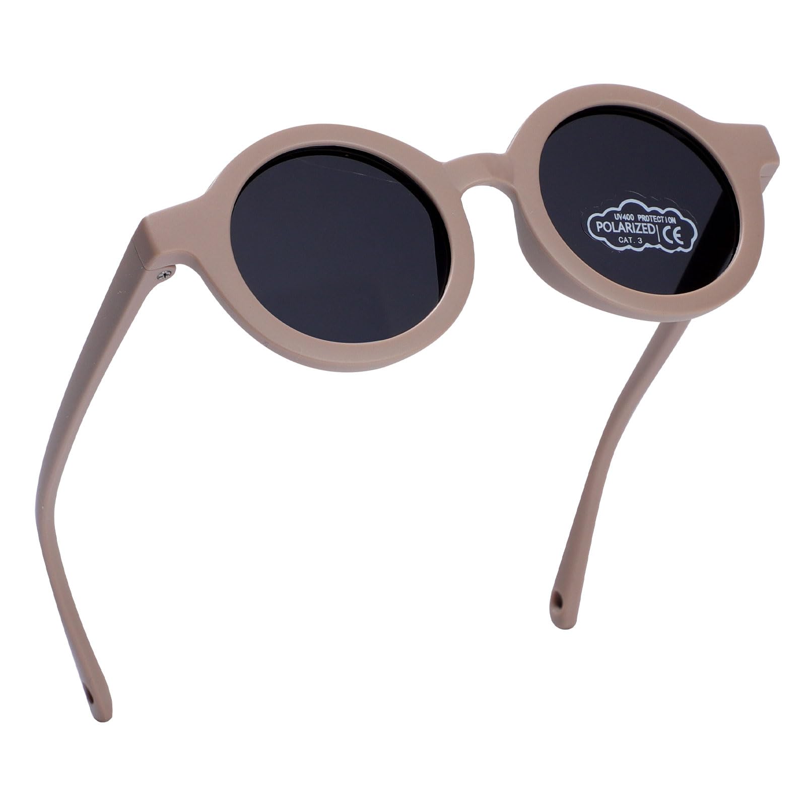 Mayoii Baby Sonnenbrille Silikonkautschuk Mode Polarisiertes Licht Mit Seil Sonnenbrille Baby für Babys im Alter von 6 Monaten-3 Jahren (Grau)