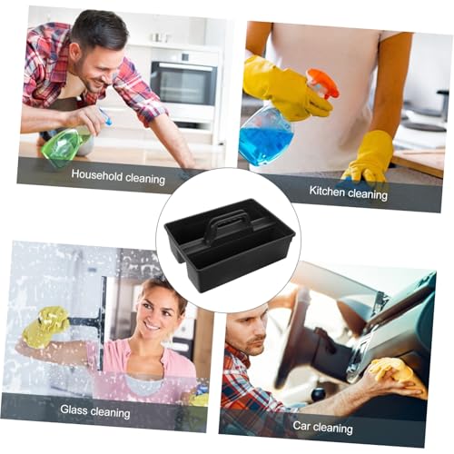 Boîte à outils de nettoyage petit format panier portable robuste pour rangement ménage - 7