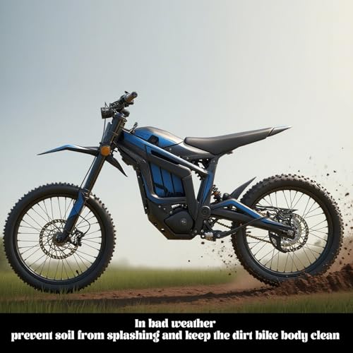 Image of CHANGCHENG Rear Fender for Talaria - Protector Plastic Motorcycle Fender | Mudguard for Talaria Sting MX3 MX4 MX5 Freego X2 /X2 Pro Electric Dirt Bike Black