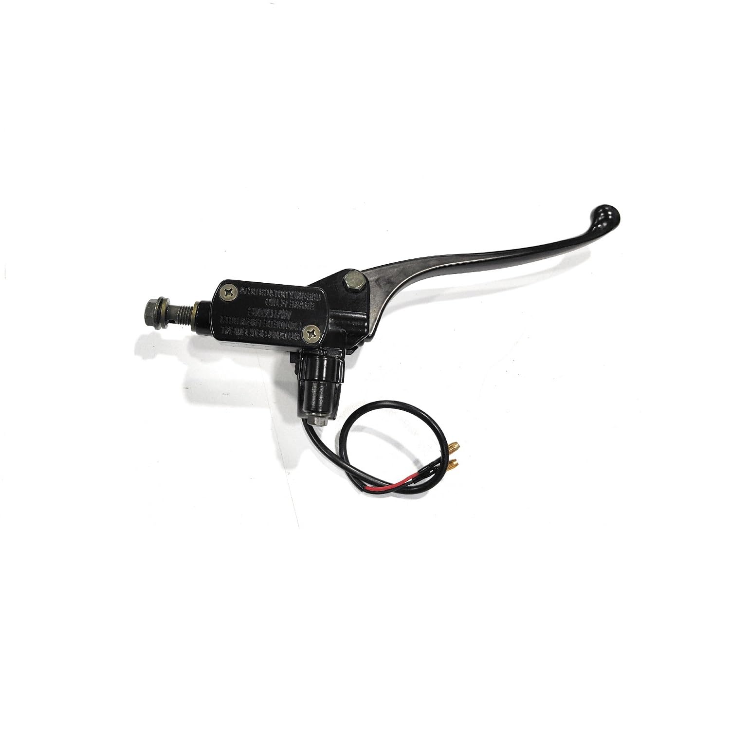 NAKS Right Side Oil Tank with Master Cylinder Brake Lever for Electric Scooter, Black Metal-image-3