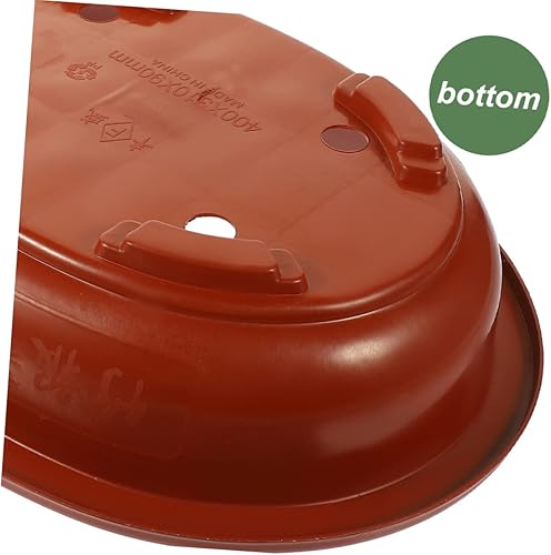 Miniatura 4 de CIMAXIC 1 juego de maceta, maceta de cultivo de plantas, base de maceta, plato de planta, bandeja de drenaje de plantas, macetas decorativas para