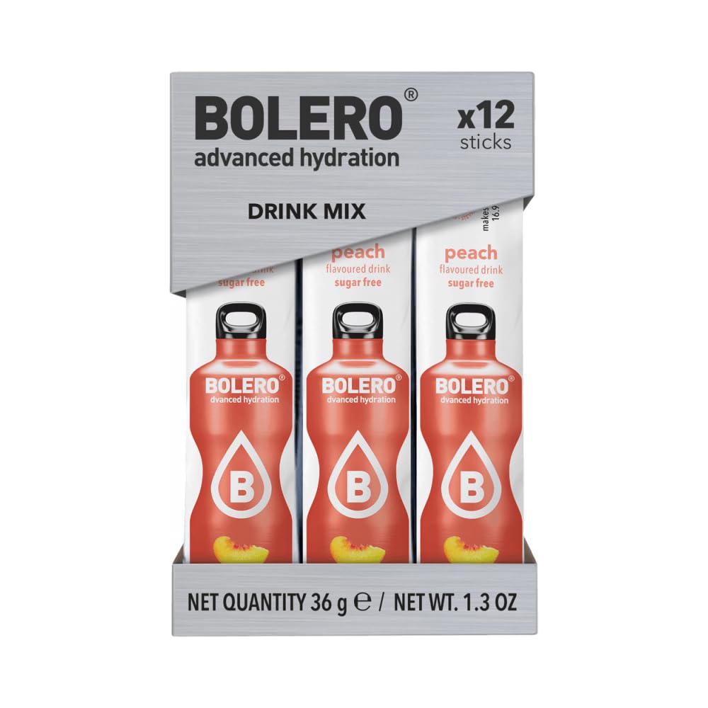 Bolero Advanced Hydration Drink Sugar-Free Water-Flavoring Single-Serve Sticks- 3g/pc -Pack of 12