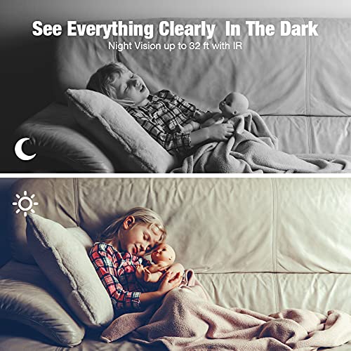 Ebitcam Pet Camera,1080P Mini Baby Monitor with Camera and Audio,Night Vision, 2-Way Audio,Motion Alarm for Home… - Image 7
