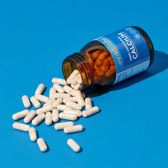 Calcium aus Rotalge - Natürliches pflanzliches Calcium mit hoher Bioverfügbarkeit - Mit Mineralstoffen & Spurenelementen - Nachhaltig geerntet im Atlantik - 100% vegan & laborgeprüft (1er Pack)