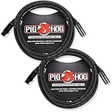 Pig Hog XLR Tour Grade Microphone Cable, 15 Foot