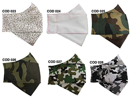 Pacote C/ 10 Un Máscara 3d - Várias Estampas