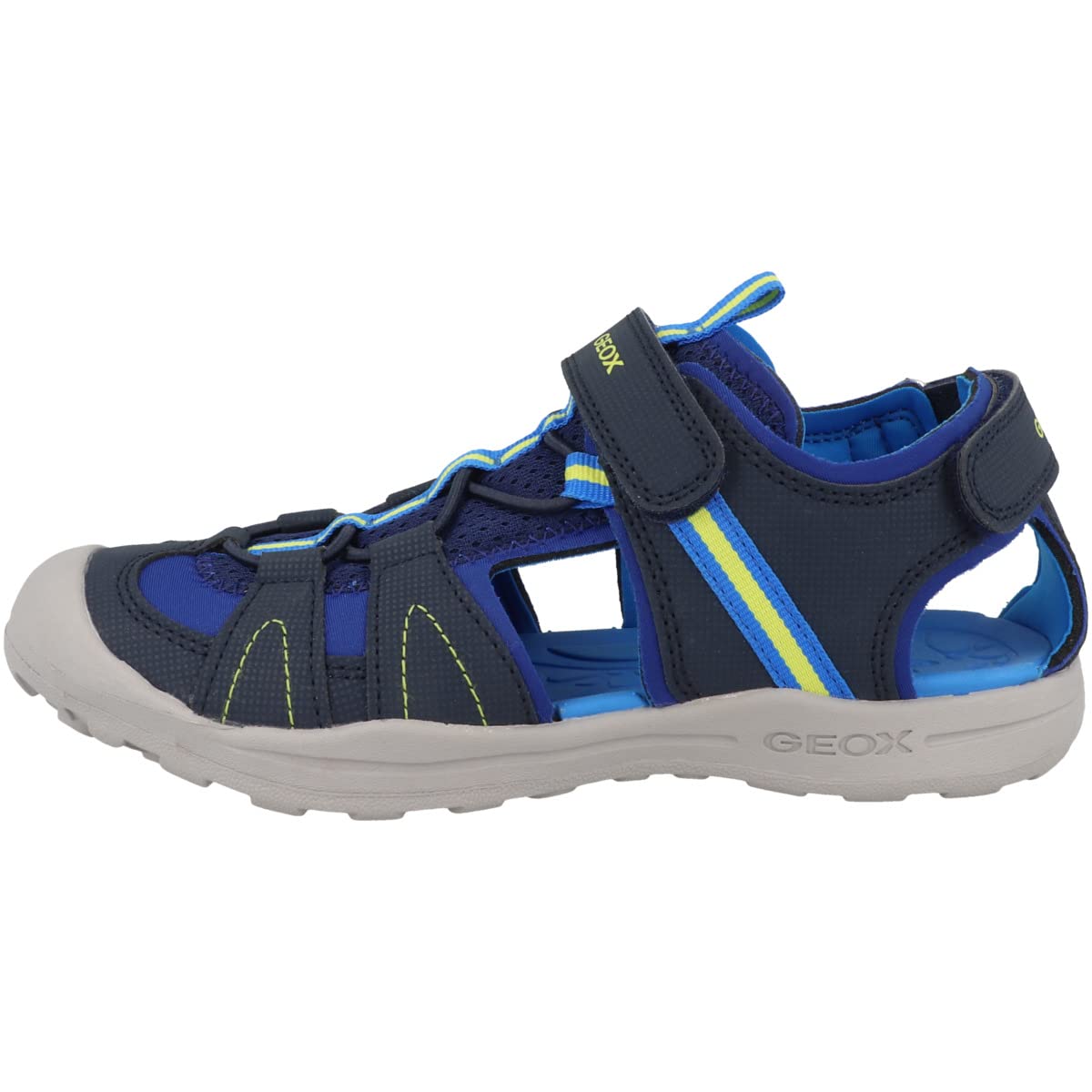 Geox J Vaniett Boy Sandal, Navy Lt Blue, 7 UK Child