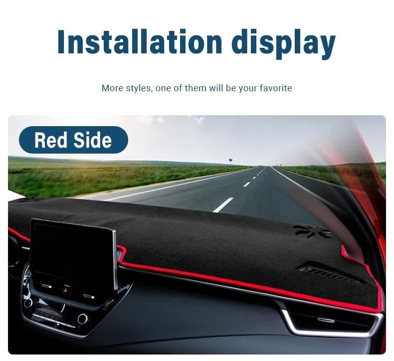 Tapis protection tableau de bord voiture pour trajets en E210 - 5