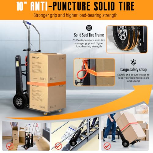 Roomedal AAA035 Electric Stair Climbing Hand Trucks Dolly Cart thumb #4
