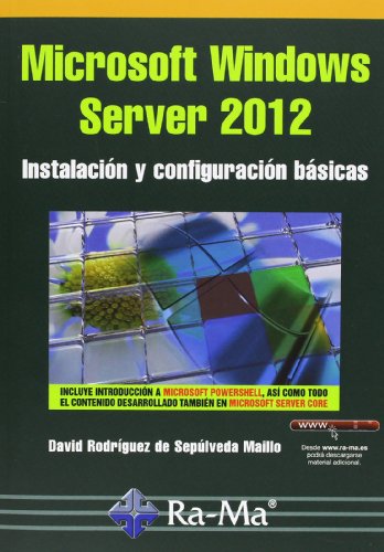 Portada de Microsoft Windows Server 2012. Instalación y configuración básicas