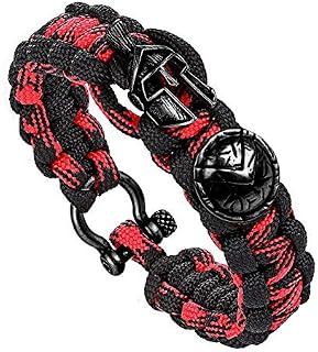 Leather Bracelet New Mens Bracelet Sparta Warrior Luxury Camping Outdoor Survival Handmade Bracelet Women Bracelet Jewelry