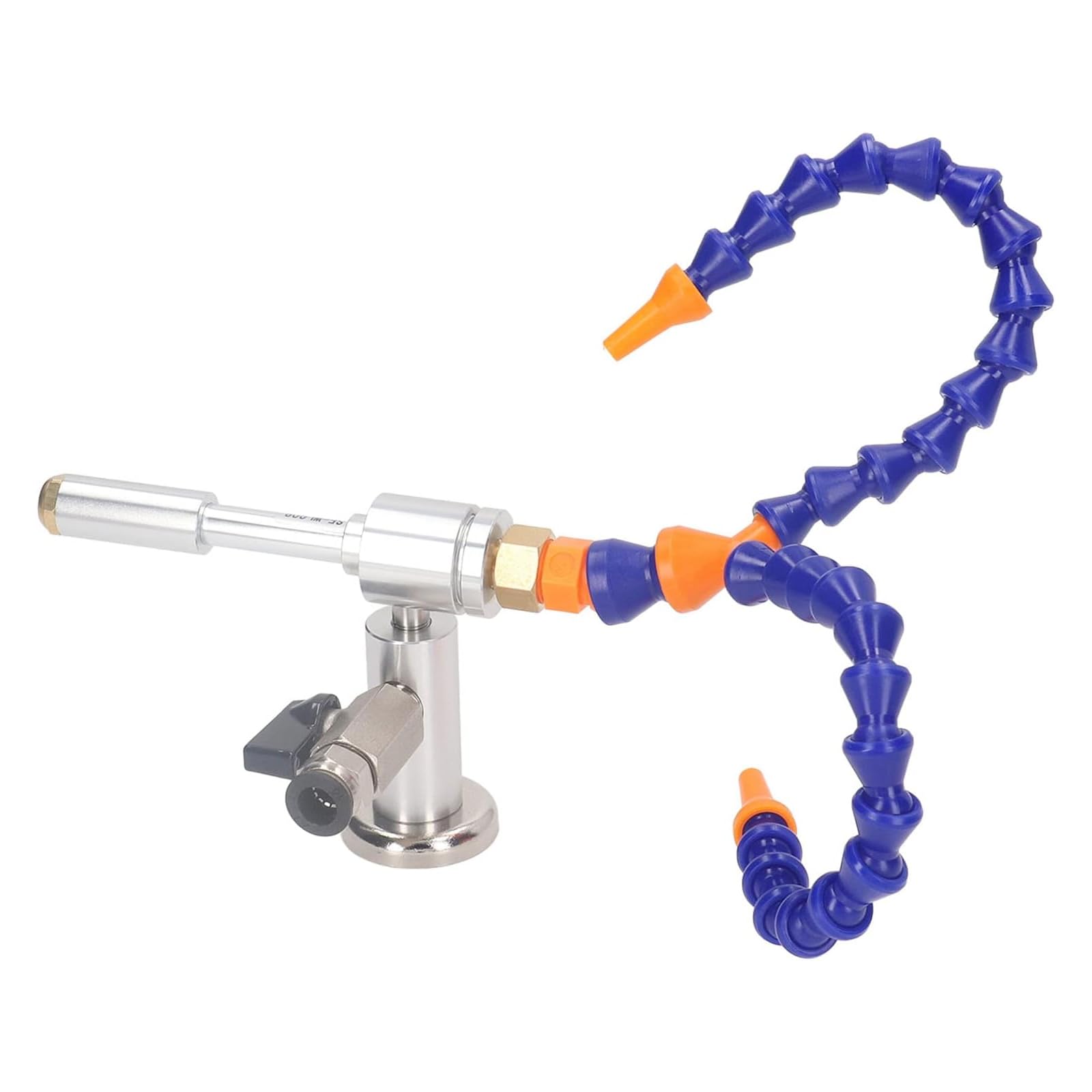 Hzbb 18W Air Cooling Head Coolers With Double End Flexible Pipe Aluminum Alloys Vortexes Coolers Suction Base Dry Cooling Airflows Machine With Flexible Tube