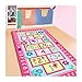 FADFAY Home Textile,Fashion Hopscotch Kids Carpet Bedroom,Sweet Pink Rug,Designer Figure Children's Rugs