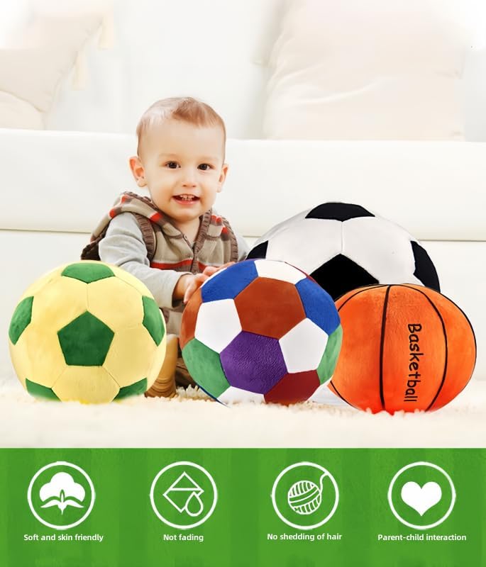 9,8 pulgadas de peluche de fútbol de peluche almohada de tiro de juguete deportivo regalo 7