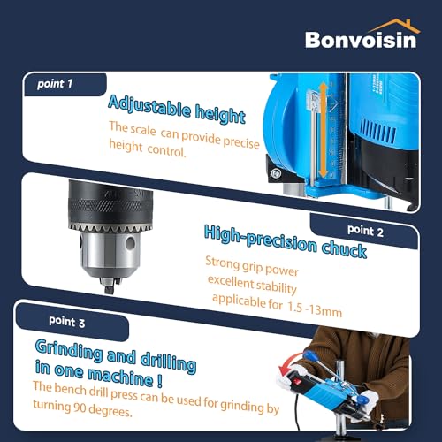 Benchtop Drill Press for Woodworking