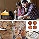 Holzbrennpaste,3 Stück Holzbrenngel zum Basteln,Zeichnen und Basteln,Hitze aktiviert Marker Paste für Holz brennen Paste,Erstellen Sie in wenigen Minuten wunderschöne Kunstwerke und DIY Handwerk,120ml