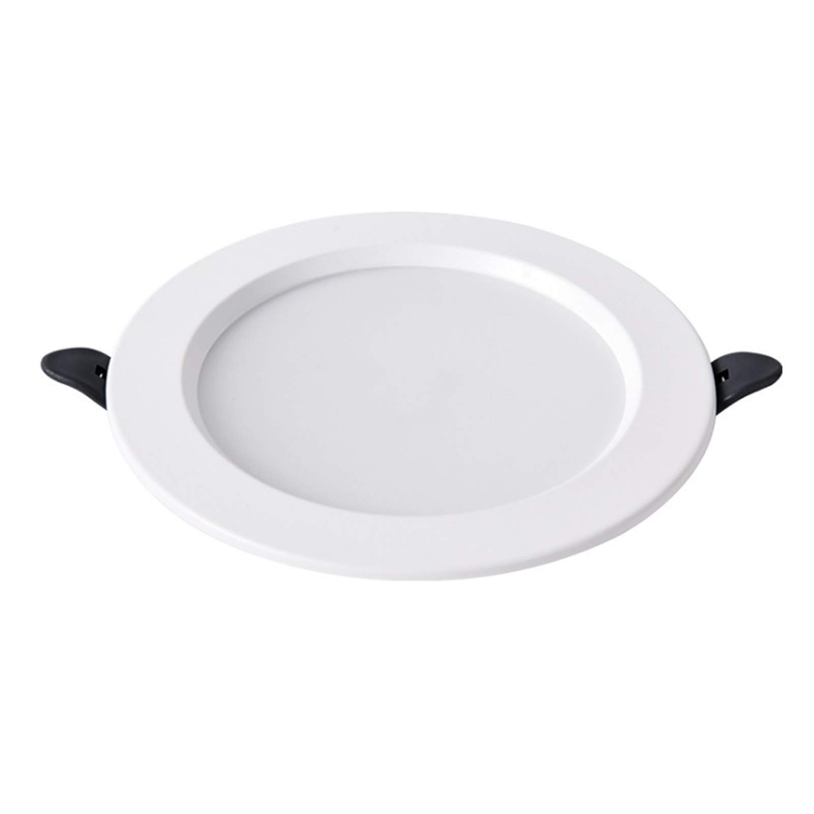 FEE-ZC Recessed Ceiling Lights 5W LED Ownlights For Ceiling 425lm 45W Incandescent Lamp Equivalent Matt White Spot Lights Round Panel Lamp Ceiling Cut Out 70-80mm for Living Room Bedroom Kitchen