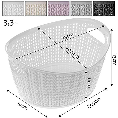 Cestino portaoggetti KADAX, cestello portaoggetti