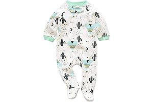 Adorable Cactus Baby Footie for Your Little Boy