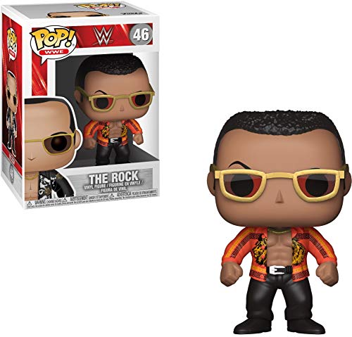 Funko Pop! Wwe: - The Rock Old School (Styles May Vary) Collectible Toy